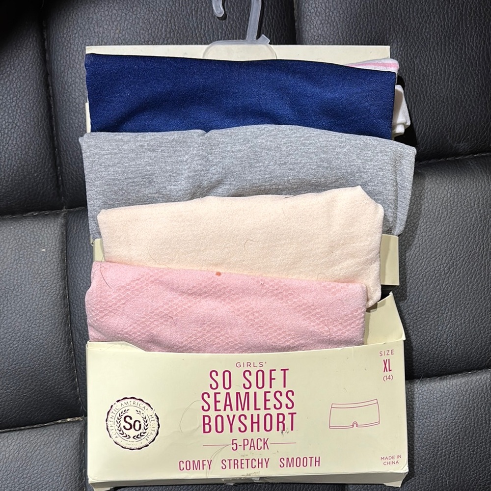 Seamless Boyshorts 5-Pack - Multicolor